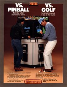 Vs. Pinball - Advertisement Flyer - Front Image