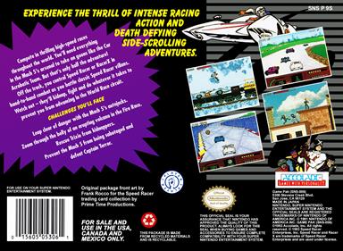 Speed Racer in My Most Dangerous Adventures - Box - Back Image