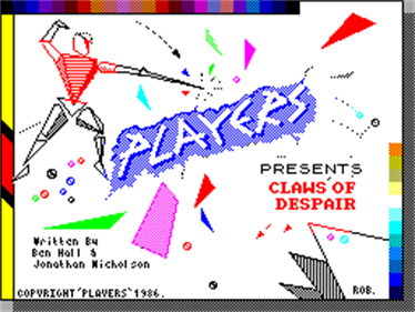 Claws of Despair - Screenshot - Game Title Image