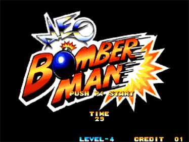 Neo Bomberman - Screenshot - Game Title Image
