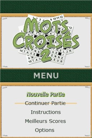 Mots Croisés 2 - Screenshot - Game Title Image