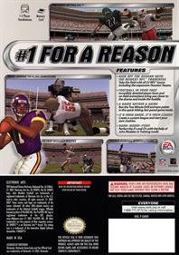 Madden NFL 2002 - Box - Back Image