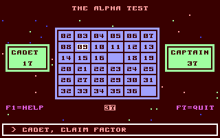 The Alpha Test