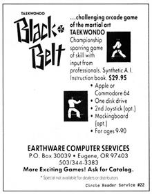 Black Belt - Advertisement Flyer - Front Image