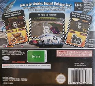 Herbie: Rescue Rally - Box - Back Image