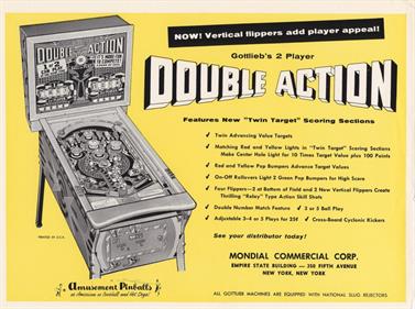 Double Action - Advertisement Flyer - Front Image