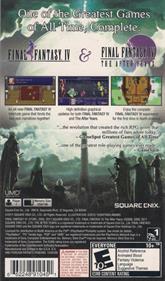 Final Fantasy IV: The Complete Collection - Box - Back Image