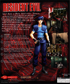 Resident Evil - Box - Back Image