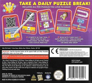 Take a Break's Puzzle Bonanza - Box - Back Image