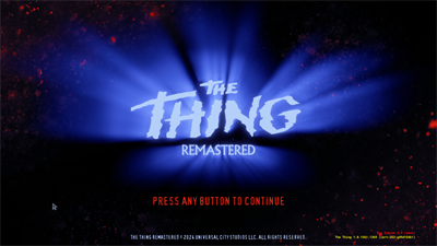 The Thing: Remastered - Screenshot - Game Title Image