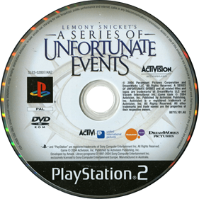 Lemony Snicket's A Series of Unfortunate Events - Disc Image