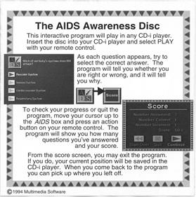 AIDS Awareness - Advertisement Flyer - Front Image