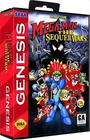 Mega Man: The Sequel Wars: Episode Red - Box - 3D Image