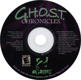 G.H.O.S.T Chronicles: Phantom of the Faire - Disc Image