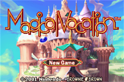 Magical Vacation - Screenshot - Game Title Image