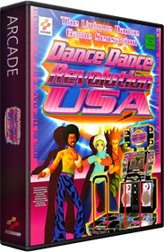 Dance Dance Revolution USA - Box - 3D Image