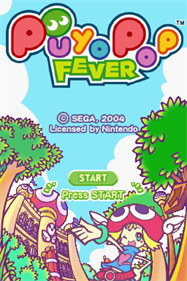 Puyo Pop Fever - Screenshot - Game Title Image