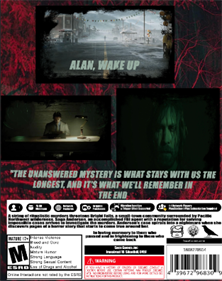 Alan Wake II - Box - Back Image