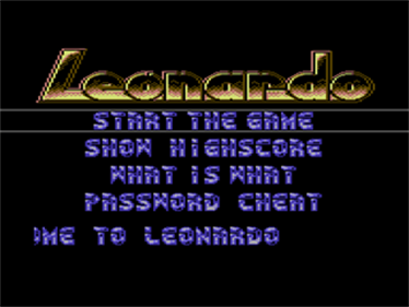 Leonardo - Screenshot - Game Title Image