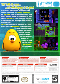 Toki Tori - Box - Back Image