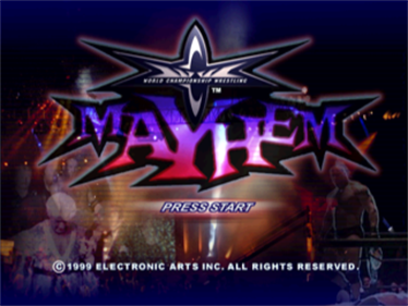 WCW Mayhem - Screenshot - Game Title Image