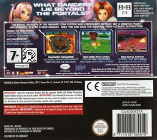 Spectrobes: Beyond the Portals - Box - Back Image