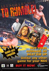 WCW Vs. nWo: World Tour - Advertisement Flyer - Front Image