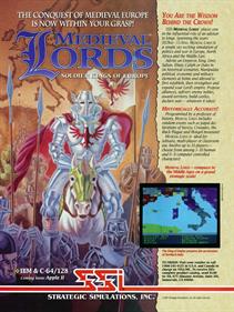 Medieval Lords: Soldier Kings of Europe - Advertisement Flyer - Front Image