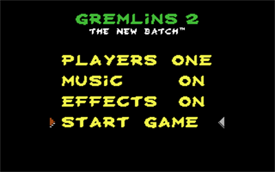 Gremlins 2: The New Batch - Screenshot - Game Select Image