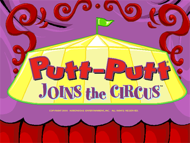 Putt-Putt Joins the Circus - Screenshot - Game Title Image
