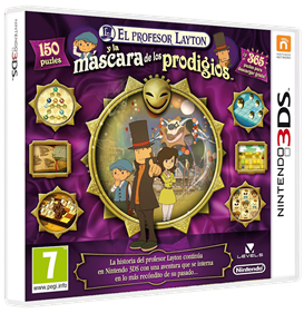 Professor Layton and the Miracle Mask - Box - 3D Image