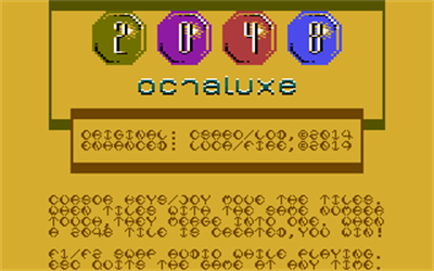 2048 Octaluxe - Screenshot - Game Title Image