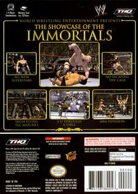 WWE WrestleMania X8 - Box - Back Image
