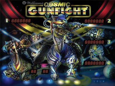 Cosmic Gunfight - Arcade - Marquee Image