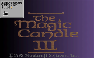The Magic Candle III - Screenshot - Game Title Image