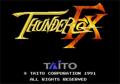 Thunder Fox - Screenshot - Game Title Image
