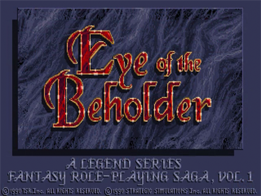 Eye of the Beholder - Screenshot - Game Title Image