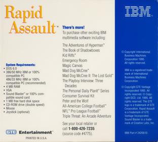 Rapid Assault - Advertisement Flyer - Front Image