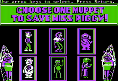 Jim Henson's Muppet Adventure - Screenshot - Game Select Image