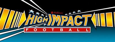 High Impact Football - Arcade - Marquee Image