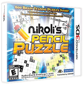 Nikoli's Pencil Puzzle - Box - 3D Image