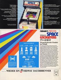 Space Encounters - Advertisement Flyer - Back Image