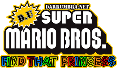 D.U Super Mario Bros: Find That Princess - Clear Logo Image