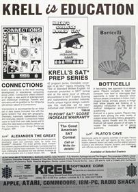 Botticelli - Advertisement Flyer - Front Image