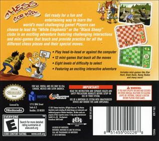 Chess for Kids - Box - Back Image