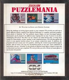 Jigsaw Puzzlemania - Box - Back Image