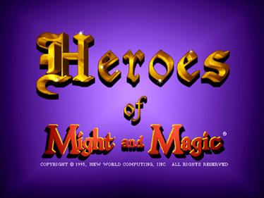 Heroes of Might and Magic - Screenshot - Game Title Image