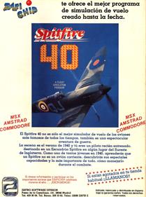 Spitfire '40 - Advertisement Flyer - Front Image