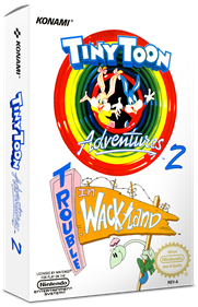 Tiny Toon Adventures 2: Trouble in Wackyland - Box - 3D Image