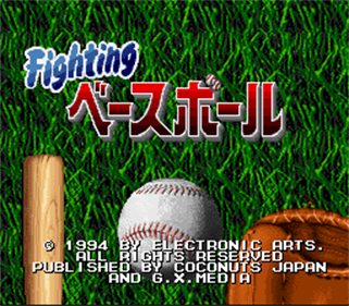 MLBPA Baseball - Screenshot - Game Title Image